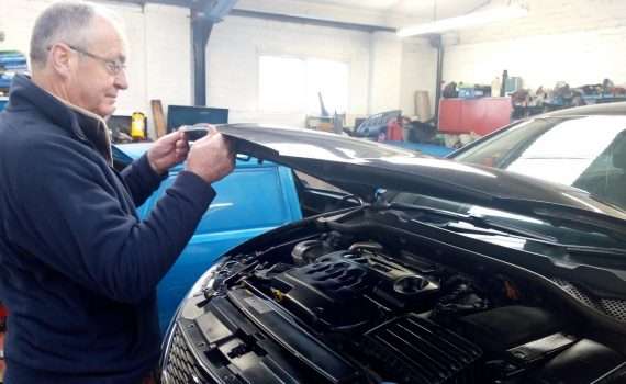 How to check the oil - pop the bonnet to access the engine of your car