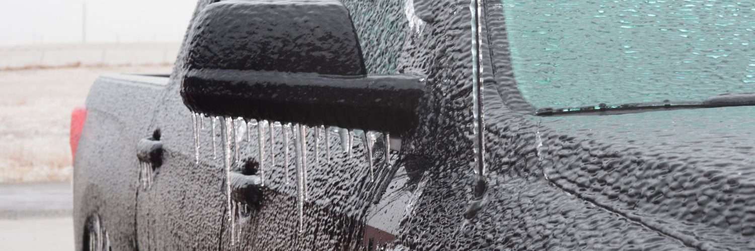 Car Electric Windows on a Frosty Morning